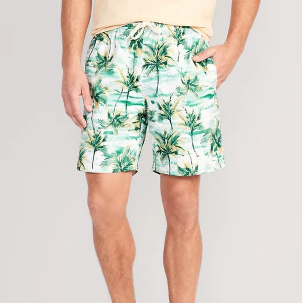 Mens Printed Swim Shorts Old Navy 4x